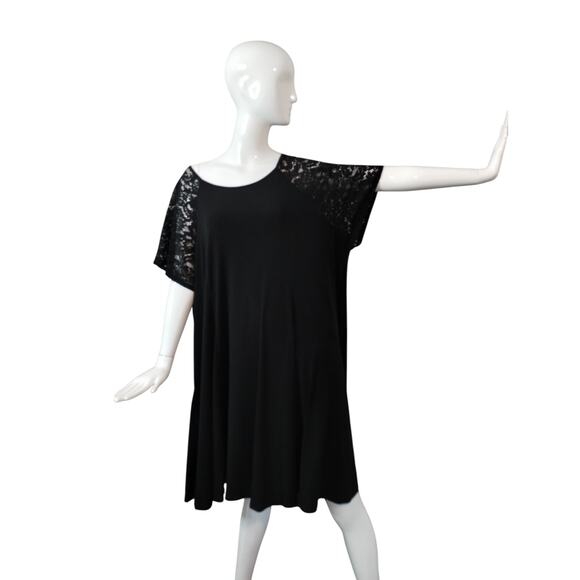 TORRID Women's size 4X Mini Studio Knit Trapeze Whimsigoth Witchy Emo Dress - Picture 2 of 12